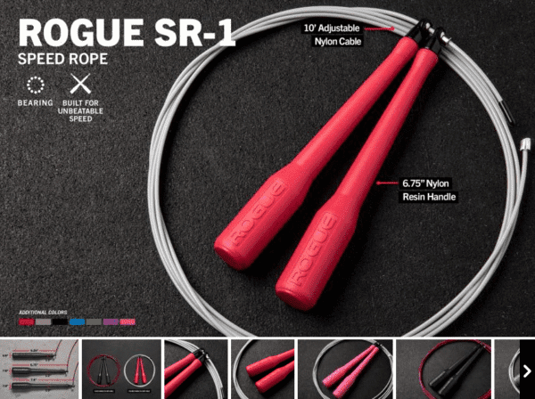 rogue speed rope jump rope for boxing